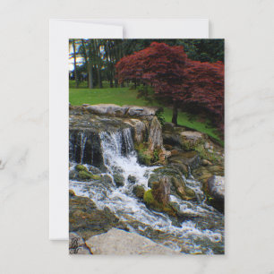 Ein kleiner Wasserfall Mitteilungskarte