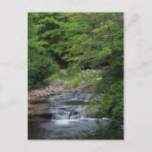 Ein kleiner Wasserfall Postkarte (Vorderseite)