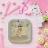 Ein kleiner Wild One Bears Woodland Baby Shower Pa Pappteller (Party)