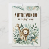 Ein kleiner Wilder Einladung (Vorderseite)