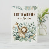 Ein kleiner Wilder Einladung (Stehend Vorderseite)