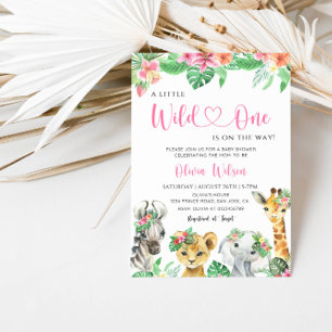 Ein kleiner Wilder ist auf dem Weg – Dschungel Saf Einladung