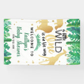 Ein kleiner Wilder ist unterwegs mit einer Babydus Banner (Horizontal)