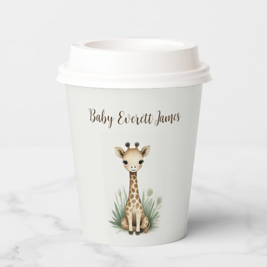 Ein kleiner Wilder Pappbecher (Rückseite)