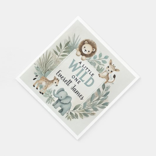 Ein kleiner Wilder Serviette (Ecke)