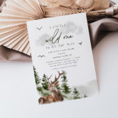 Ein kleiner Wilder | Winterwalddusche Einladung