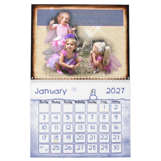 EIN KLEINER WUNSCH BEWILLIGTE KALENDER (Jan 2027)