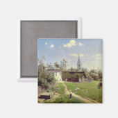 Ein kleiner Yard in Moskau, 1878 Magnet (Vorderseite/Rückseite)