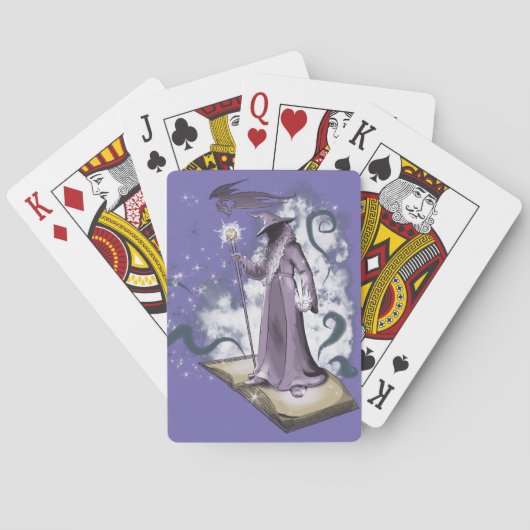 Ein kleiner Zauberer Klassik Spielkarten (Rückseite)