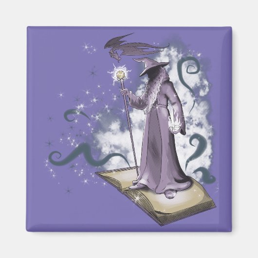 Ein kleiner Zaubermagnet Magnet (Vorne)