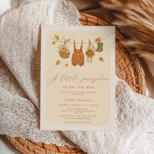 Ein kleines Baby-Baby-Baby-Dusche Einladung