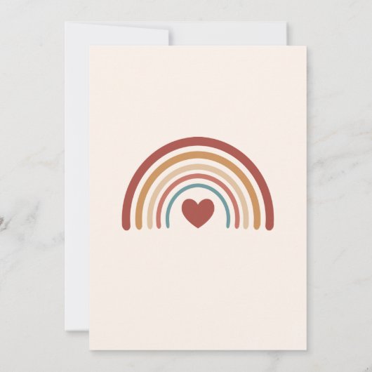 Ein kleines Baby befindet sich auf dem Weg zur Auf Einladung (Rückseite)