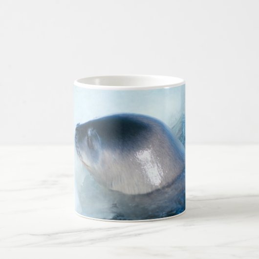Ein kleines Baby-Siegel Kaffeetasse (Mittel)