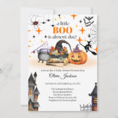 ein kleines Babyduschbecken, Babydusche Einladung (Vorderseite)