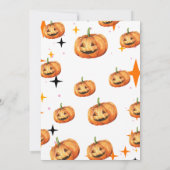 ein kleines Babyduschbecken, Babydusche Einladung (Rückseite)