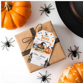 ein kleines Babyduschbecken, Babydusche Geschenkanhänger