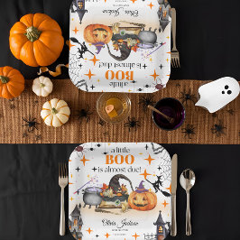 ein kleines Babyduschbecken, Babydusche Pappteller