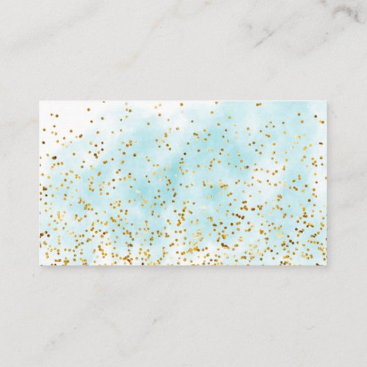 Ein kleines Bärenfürstenbuch für Baby-Dusche Begleitkarte (Rückseite)