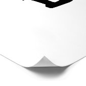 Ein kleines Batty Funny Baby Bat Puff Poster (Ecke)