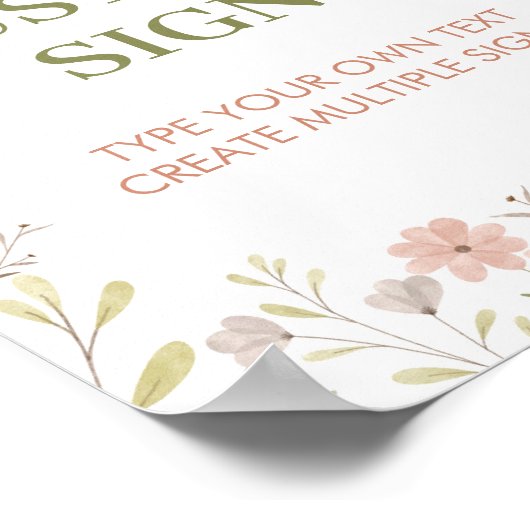 Ein kleines benutzerdefiniertes Tabellenzeichen fü Poster (Ecke)