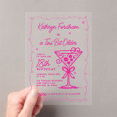 Ein kleines bisschen älter Espresso Martini 18. Ge Acryleinladungen (Insitu (Handheld))