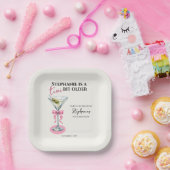 Ein kleines bisschen älter Rosa Schleife 30. Gebur Pappteller (Party)
