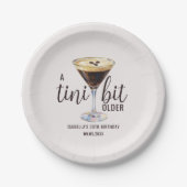 Ein kleines bisschen älterer Espresso Martini Gebu Pappteller (Vorderseite)