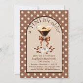 Ein kleines bisschen älterer Martini Espresso Brau Einladung (Vorderseite)