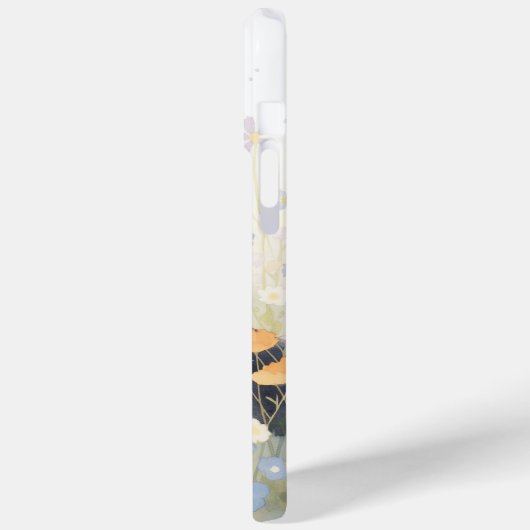 Ein kleines Blumenbett Case-Mate iPhone Hülle (Rückseite / Links)