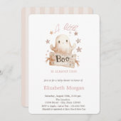 Ein kleines Boo Boho Ghost Stripes Halloween Einladung (Vorne/Hinten)