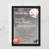Ein kleines Boo Ghost Boy Drive mit Babydusche Einladung (Vorderseite)