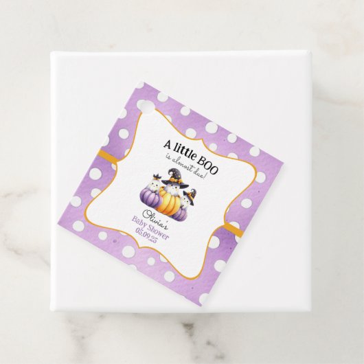 Ein kleines Boo Ghost Halloween Kinderdusche Geschenkanhänger (Beispiel)