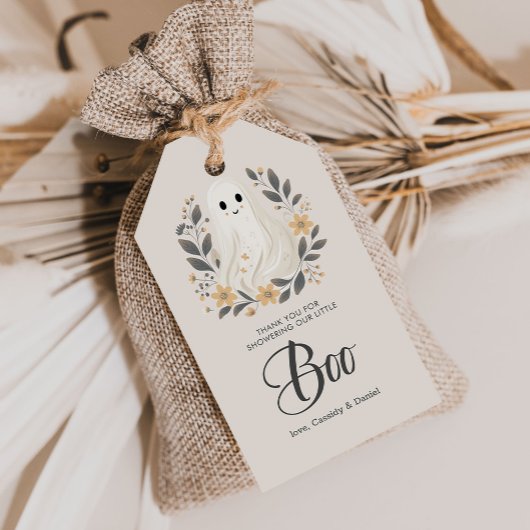 Ein kleines Boo Ghost Halloween Kinderdusche Viele Geschenkanhänger