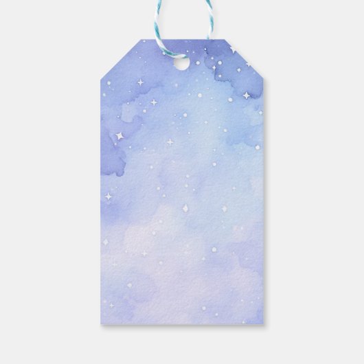 Ein kleines Boo Ghost Niedlich Halloween Kinderdus Geschenkanhänger (Rückseite)