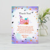 Ein kleines Boo Ghost, Owl Halloween Baby Danke (Stehend Vorderseite)