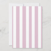 Ein kleines Boo Ghost Pink Halloween Kinderdusche Einladung (Rückseite)