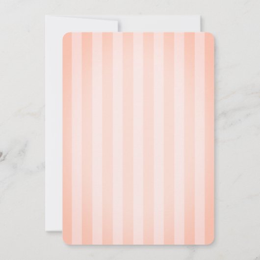 Ein kleines Boo Ghost Stripes Pumpkin Halloween Einladung (Rückseite)