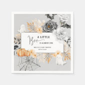 Ein kleines Boo Halloween Babydusche Napkins Serviette (Vorderseite)