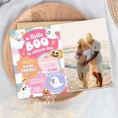 Ein kleines Boo Halloween Groovy Baby Shower Party Einladung