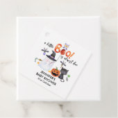 Ein kleines Boo Halloween Kinderdusche mit Hexenhu Geschenkanhänger (Beispiel)