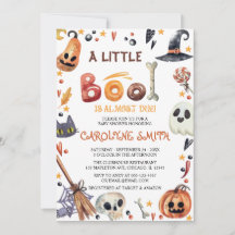 Ein kleines Boo Halloween Pumpkin Baby Dusche