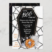 Ein kleines BOO ist fast fällig! Halloween-Kinderd Einladung (Vorne/Hinten)