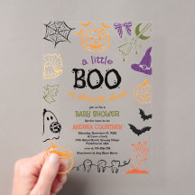Ein kleines Boo kommt bald - Gruselige Babyparty