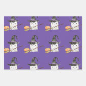 Ein kleines Boo Niedlich Ghost Halloween Kinderdus Geschenkpapier Set (Vorderseite)