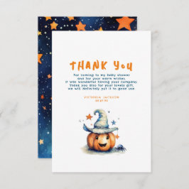 Ein kleines Boo Pumpkin Niedliches Halloween Danke