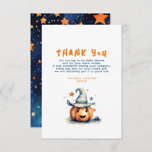 Ein kleines Boo Pumpkin Niedliches Halloween Danke