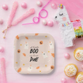 Ein kleines Boot fast fällig Babydusche Pappteller (Party)