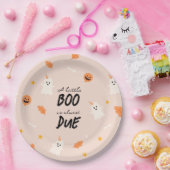 Ein kleines Boot fast fällig Babydusche Pappteller (Party)