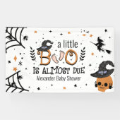 ein kleines Boot fast zu Halloween Banner (Horizontal)