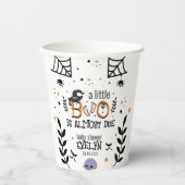 ein kleines Boot fast zu Halloween Pappbecher (Vorderseite)